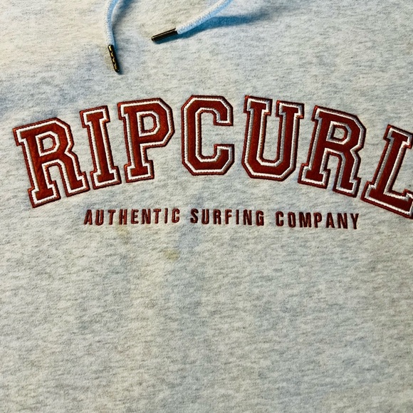 Rip Curl Men’s Gray Pullover Sweatshirt Casual Surf Style Size XL - Picture 5 of 11